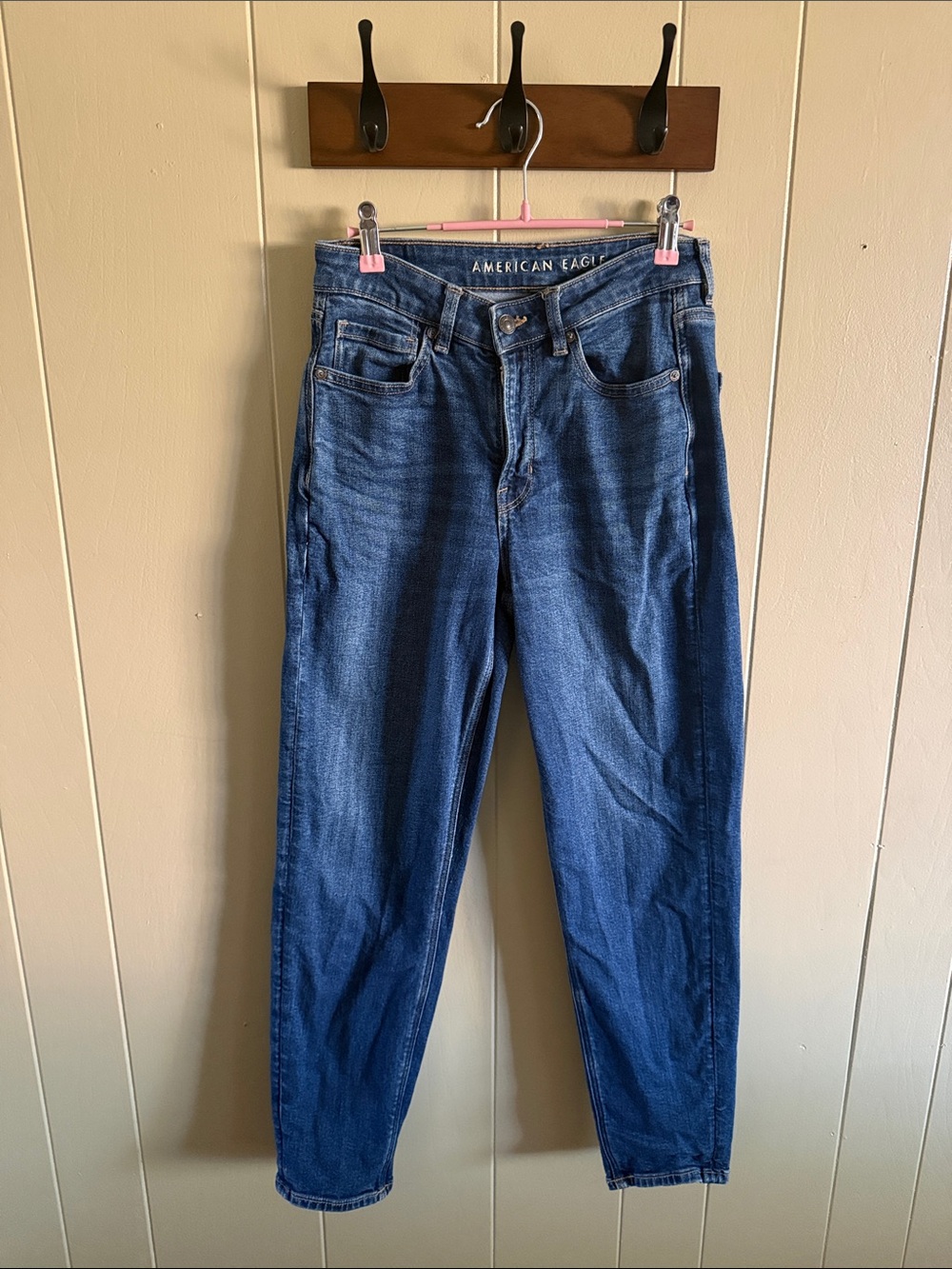 American Eagle Outfitters “Mom Jeans” Dark Blue Women's Jeans